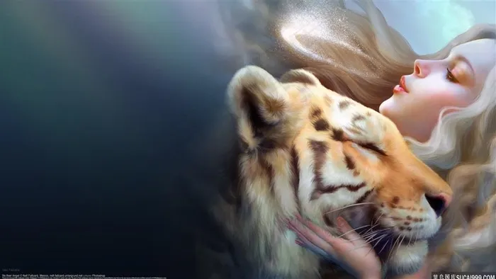 老虎与公主原画