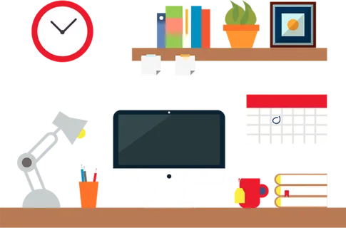 书桌简笔画卡通简笔少儿兴趣班