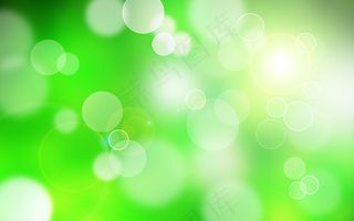 绿色背景泡泡图片下载