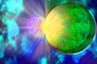 元宇宙世界天空背景墙风景