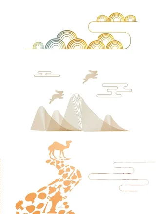 丝绸之路元素图片