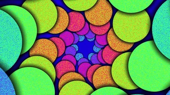 圆圈, 圆形区域, 旋转, 回转, 人为地, 玩颜色, 神秘