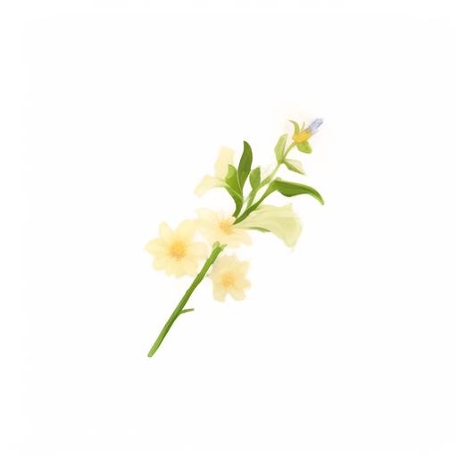 一枝小花png免抠(2048x2048)