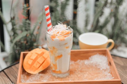 清新夏日夏季饮品摄影照片