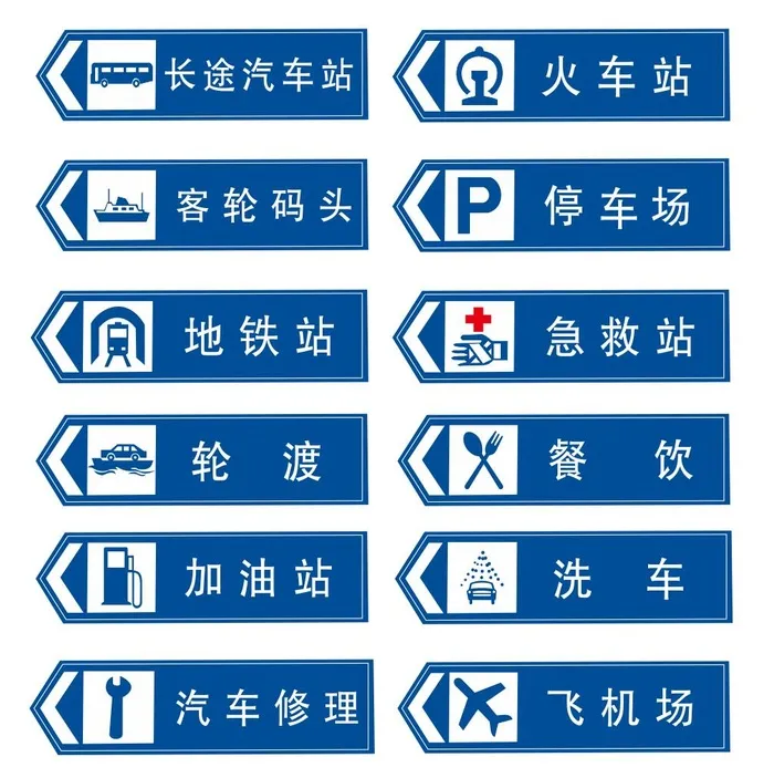 矢量位置导视牌cdr矢量模版下载