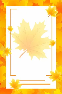 秋天创意活动宣传背景素材