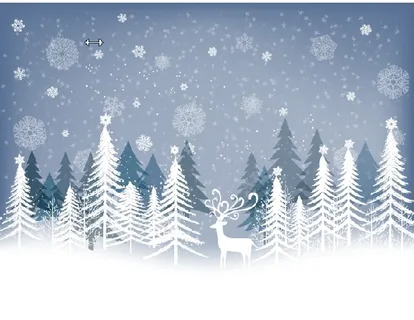 设计冬天雪花卡通背景 设计冬天雪花卡通背景