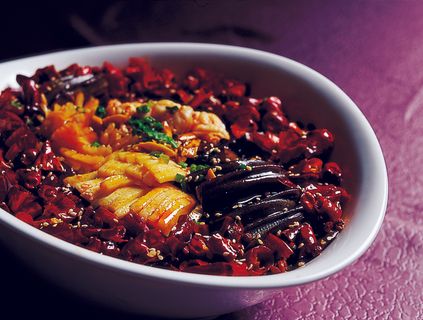 1009CS-0148菊花毛血旺