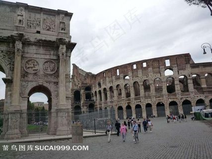 意大利罗马旅游实景摄影图片石头