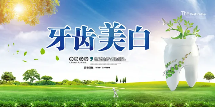 牙齿美容全国爱牙日海报