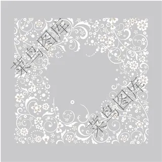 方形花纹矢量图