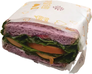 吐司紫薯三明治免抠元素实物摄影素材