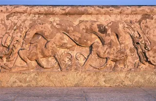 浮雕石刻建筑风景建筑美图素材