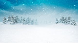 唯美冬季户外雪花背景高清图片