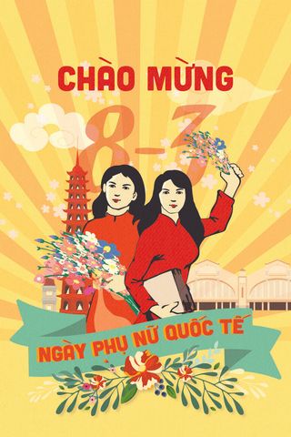 三八妇女节女神节贺卡背景