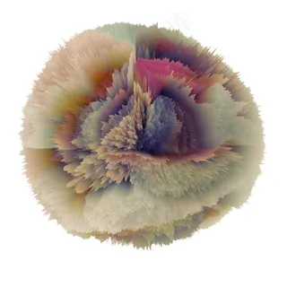 创意立体爆炸颜料设计