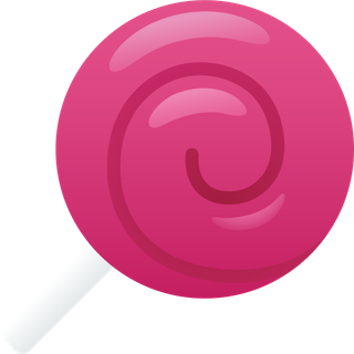 糖果简笔画元素