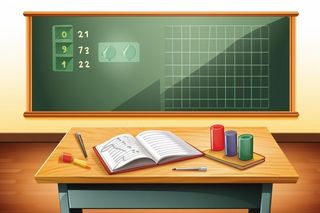 讲台教室黑板学校背景