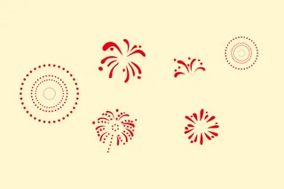 中国风古典传统图案边框纹理祥云灯笼装饰线条PSD背景素材