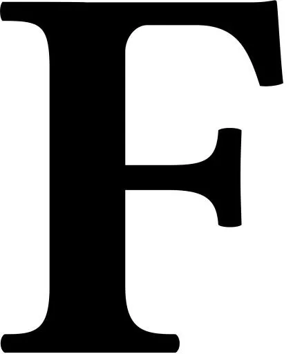 字母F PNG免抠(2000x2410)