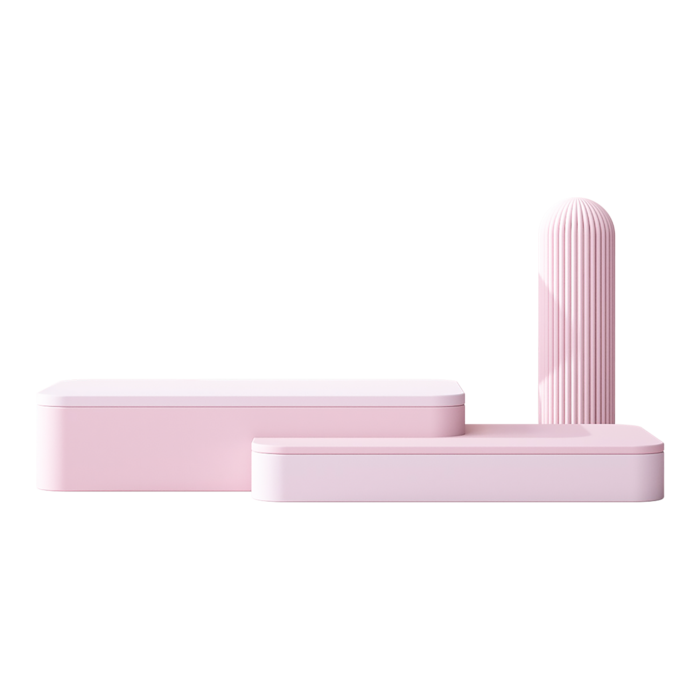 3D展台素材免扣产品展示台PNG