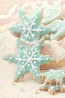 圣诞节饼干甜食高清图