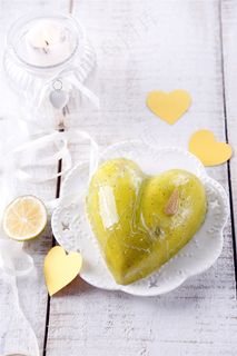 王森心形抹茶蛋糕