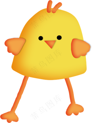 免抠卡通小鸡