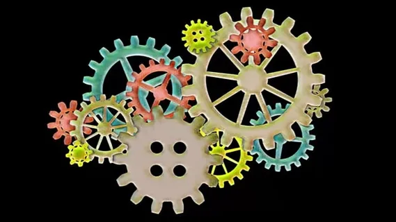 齿轮, 行业, 机器, 机械的, 力学, 机制, 抽象