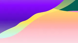 极简剪纸波浪弥散光渐变背景图设计素材