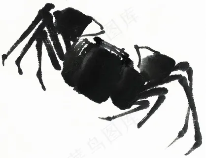 鱼虾蟹龟中国画摄影图片 鱼虾蟹龟中国画摄影图片