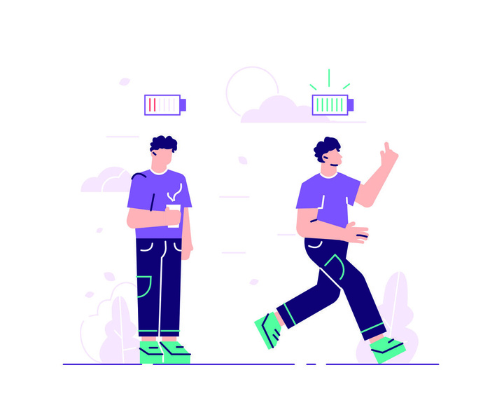 扁平化人物场景办公互联网等距ai矢量设计网页海报UI素材插画