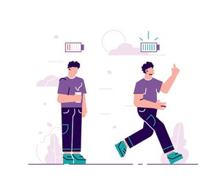 扁平化人物场景办公互联网等距ai矢量设计网页海报UI素材插画