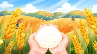 传统丰收节活动宣传海报