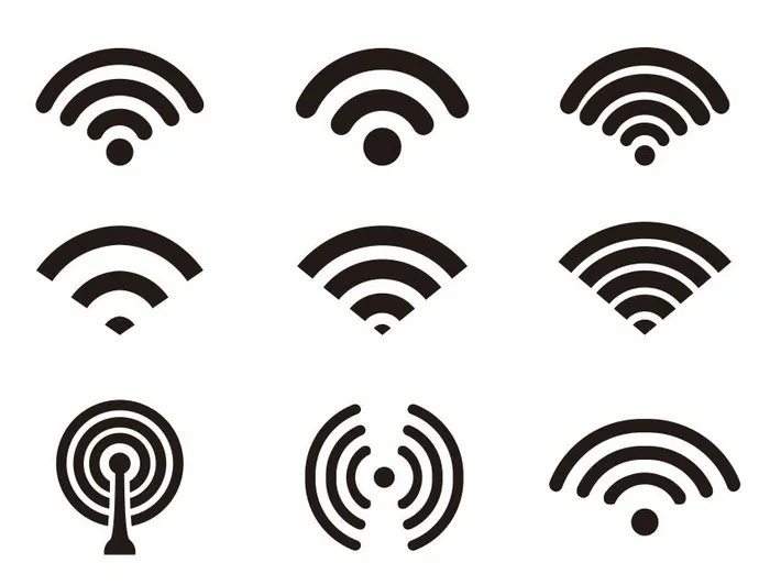 矢量无线wifi标志cdr矢量模版下载