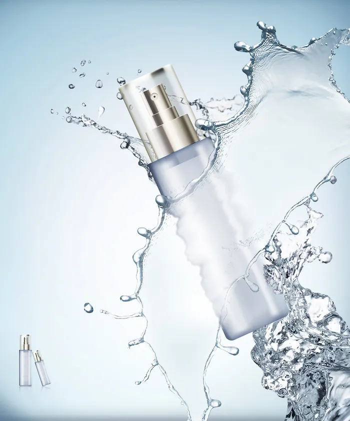 精美水润护肤品海报PSD分层素材(3815x4591)psd模版下载