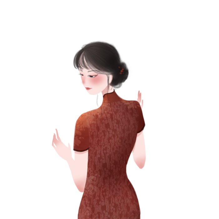 传统旗袍美女 (28)