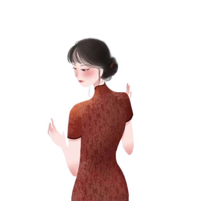 传统旗袍美女 (28)