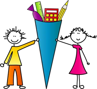 男孩女孩卡通简笔文具少儿兴趣班