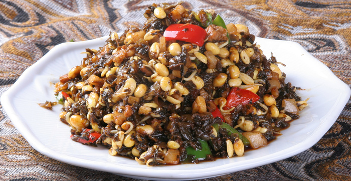 肉沫芽菜炒豆嘴  10元