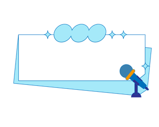 对话说话标题框背景 