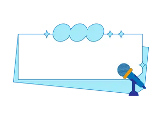 对话说话标题框背景 