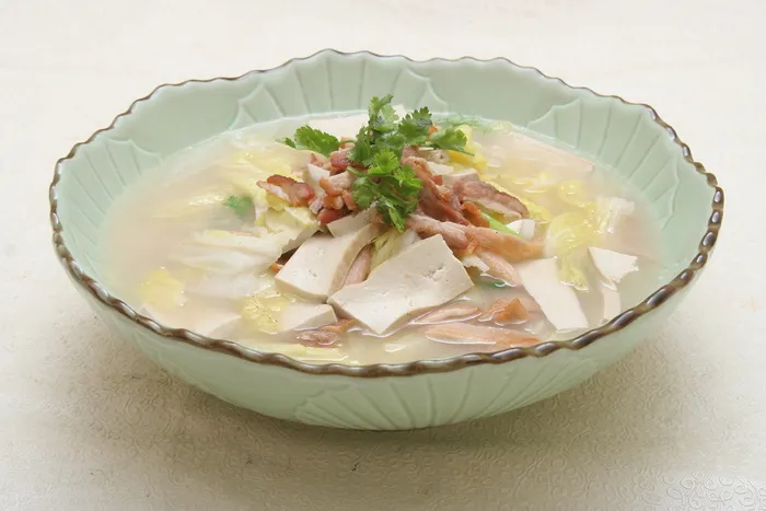 酥肉白菜老豆腐22元元