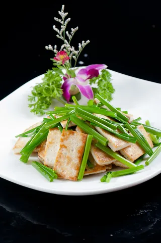 小葱煎豆腐