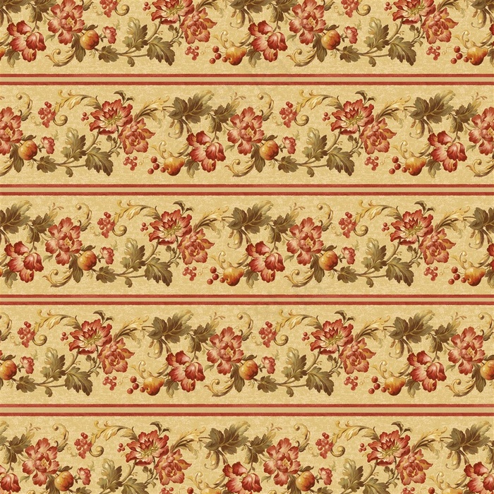 精美植物花纹背景图