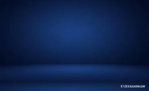 蓝色光感空间背景