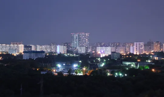 高清唯美城市夜景高楼大厦