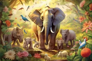 动物园可爱背景