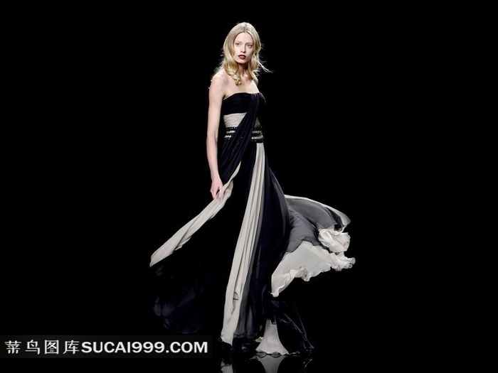 欧美时装晚礼服美女模特