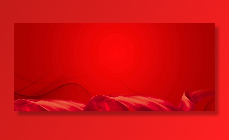 红色海报背景